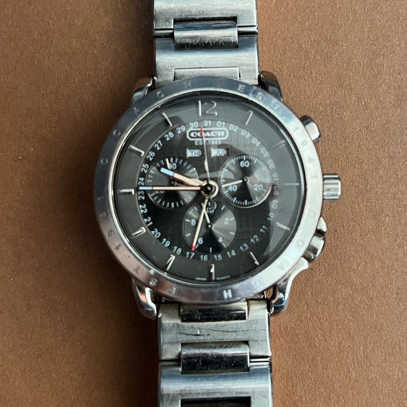 Coach Silver Watch. Authentic. - Picture 2 of 3